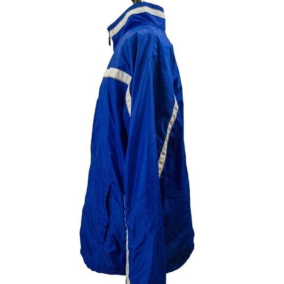 Retro Adidas Medium Blue Windbreaker - Picture 4 of 6